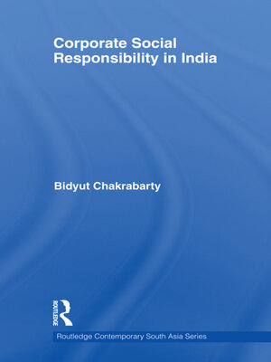 cover image of Corporate Social Responsibility in India